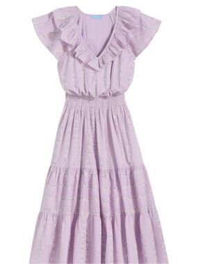 Draper James Marie Midi Dress In Lavender